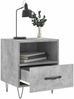 vidaXL Nachttische 2 Stk. Betongrau 40x35x47,5 cm Holzwerkstoff 827429 Bild 3