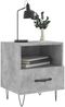vidaXL Nachttische 2 Stk. Betongrau 40x35x47,5 cm Holzwerkstoff 827429 Bild 4