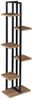 Pflanzregal Tohmajärvi Metall 120x34x21cm Schwarz / Walnussoptik [en. casa] Bild 5
