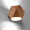 Wandleuchte, Up & Down Beleuchtung , Holz natur, L 12 cm Bild 4