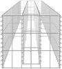 vidaXL Gabionen-Hochbeet Verzinkter Stahl 270 x 30 x 30 cm 145637 Bild 5