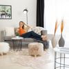 Relaxdays Fell Hocker Bild 3