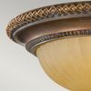 Deckenleuchte, Stahl Glas, Gold/Bronze, D 34,3 cm Bild 2