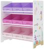 Kinderregal Boiro 60x62x30 cm Ozean-Motiv [en. casa] Bild 4