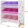 Kinderregal Boiro 60x62x30 cm Ozean-Motiv [en. casa] Bild 2