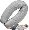 SEI Design Stillkissen Stillkissen XXL Mikroperlen Seitenschläferkissen Babynestchen 190x30, Schwangerschaftskissen mit Bezug, Schwangerschaftskissen mit Bezug, Babynest XXL ist als Bettschlange & Bettumrandung verwendbar Bild 5