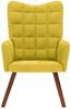 vidaXL Relaxsessel Gelber Samt 4016817 Bild 3