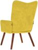 vidaXL Relaxsessel Gelber Samt 4016817 Bild 5
