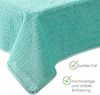 heimtexland Â® Outdoor Tischdecke Gartentischdecke wasserfest wetterbestÃ¤ndig rutschfest waschbar Outdoortischdecke Weichschaum Garten Balkon Camping Party Tischdeko Typ883 mint 130x160 cm eckig Bild 3