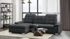 WERK2 Ecksofa Carmen L-Form, Sofa, Eckcouch mit Schlaffunktion, Bettkasten, Sitztiefenverstellung Bild 1