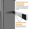 BlingBin Wand-Magnet Messer-Leiste 30 cm Magnetleiste Messer, Messerhalter aus Edelstahl mit 3 Haken (2tlg), Rostfreie Magnetleiste Für Küchenmesser Werkzeuge Utensilien Bild 2