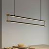 LED Hängeleuchte, Alu, schwarz, gold, H 150 cm Bild 3