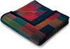 Wohndecke Color Squares blue, blau-bunt karierte Decke in 150x200, Baumwoll-Mix, Biederlack, Made in Germany Bild 2