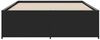 vidaXL Bettgestell Schwarz 120x190 cm Holzwerkstoff und Metall 3279907 Bild 4