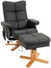 HOMCOM Massagesessel Fernsehsessel mit Fußhocker, aus Kunstleder (2-St) Bild 5