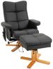 HOMCOM Massagesessel Fernsehsessel mit Fußhocker, aus Kunstleder (2-St) Bild 4