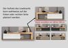 OTTO home Lowboard Chronos TV-Board, T-Schrank (1 St, Breite verstellbar von 180 bis 290 cm), Breite 240 cm TV-Board,Lowboard,1 Klappe und ein L-Förmiger Aufsatz Bild 4
