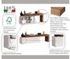 OTTO home Lowboard Chronos TV-Board, T-Schrank (1 St, Breite verstellbar von 180 bis 290 cm), Breite 240 cm TV-Board,Lowboard,1 Klappe und ein L-Förmiger Aufsatz Bild 3