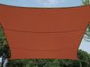 Sonnensegel Quadratisch Terracotta 5x5m - Sonnenschutz für Terrasse & Balkon Bild 2