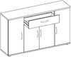 Sideboard >Lissy< in Sonoma-Eiche aus Kunststoff - 118x70x30cm (BxHxT) Bild 2