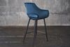 KAWOLA Barhocker ZAJA Barstuhl Sitzhöhe 76 cm Velvet petrol 114 x 59 x 57 cm Bild 5