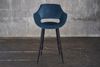 KAWOLA Barhocker ZAJA Barstuhl Sitzhöhe 76 cm Velvet petrol 114 x 59 x 57 cm Bild 2