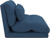 vidaXL Verstellbarer Fußsessel Blau Stoff 42028208 Bild 5
