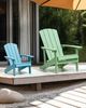 Muskoka Kinder Gartenstuhl Kunstholz hellblau ADIRONDACK Bild 3
