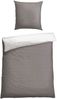 Schiesser Bettwäscheset Millie - Renforcé - 2-teilig - 155 x 220 cm - Taupe Bild 4
