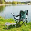 Spetebo Campingtisch Mini Campingtisch weiß klappbar - 56x34 cm (Stück, 1-St, Klapptisch), Aluminium Klapptisch niedrig Bild 4