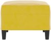 vidaXL Fußhocker Gelb 70x55x41 cm Samt 349323 Bild 4