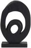 Ornament RANDA von Light & Living 30x9x46 cm Skulptur Holz Matt Schwarz Bild 3
