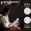 LQWELL LED Leselampe Leselampe Buch Klemme im Bett, USB Wiederaufladbare Leselicht, LED fest integriert, mit 3 Farbtemperaturen, 10 Helligkeitsstufen & Stufenloses Dimmen, 360° Flexibel Buchlampe für Kinder, Buchliebhaber Bild 3