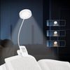 LQWELL LED Leselampe Leselampe Buch Klemme im Bett, USB Wiederaufladbare Leselicht, LED fest integriert, mit 3 Farbtemperaturen, 10 Helligkeitsstufen & Stufenloses Dimmen, 360° Flexibel Buchlampe für Kinder, Buchliebhaber Bild 5
