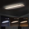 ZMH Dimmbare LED-Deckenleuchte mit Fernbedienung, 60 cm, 23 W, für Büro, Flur, modern, Wohnzimmer, weiß, für Schlafzimmer, Küche, Arbeitszimmer Bild 4