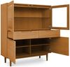 Highboard Enimeta Eiche Natur 146 cm - 4 Türen, 2 Schubladen, LED & Soft-Close Bild 5