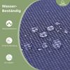 MFSTUDIO Rattan Gartenmöbel Set mit Verstellbarem Schirmloch, Wetterfest Bild 3