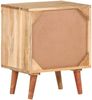vidaXL Nachttisch 40x30x50 cm Akazie Massivholz 322667 Bild 4