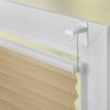 LICHTBLICK ORIGINAL Plissee nach Maß Klebfix, ohne Bohren, verspannt, blickdicht, Hitzeschutz - Beige, blickdicht, inkl. Klebeträger, Klebbar, kleben Bild 5