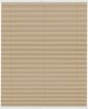 LICHTBLICK ORIGINAL Plissee nach Maß Klebfix, ohne Bohren, verspannt, blickdicht, Hitzeschutz - Beige, blickdicht, inkl. Klebeträger, Klebbar, kleben Bild 2