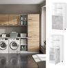 Hochschrank R-Line Beton 60 cm mit offenen Regalen, und Tür Vicco Bild 2