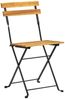 vidaXL Klappbare Gartenstühle 6 Stk. Stahl und Massivholz Akazie 3152106 Bild 3