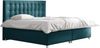 99rooms Riverside Boxspringbett Strukturstoff 200x200 cm Türkis Bild 2