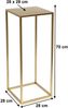 DanDiBo Blumenhocker eckig, Metall, Gold, 1 Stück, 70 x 28 x 28 cm Bild 2