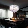 LED Hängeleuchte, Kristalle, 4-Flammig, klar, verchromt, D 35 cm Bild 4