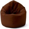 Lumaland Indoor / Outdoor Sitzsack, 2-in-1-Sitzsack, Polyester, 120 x 80 x 75 cm, 300 Liter, Braun Bild 2