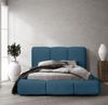 Polsterbett Doppelbett GRACIA 140x200cm Komplettset in Stoff Allora Blau Bild 3