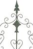 Rankgitter FALK 2er Set - 35x1x122cm, Metall, Antik-Grün | Rankhilfe Kletterpflanzen Gartendekoration Bild 3