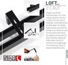 Deco-Raum® 2-lauf Gardinenschiene Innenlauf Loft | Größe: 430cm | Material: Aluminium | Farbe: Schwarz Bild 3