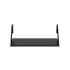 AKKE Wandregal, Hängeregal FLAT modern mit schwarzen Befestigungen 2mm PVC LOFT Bild 4